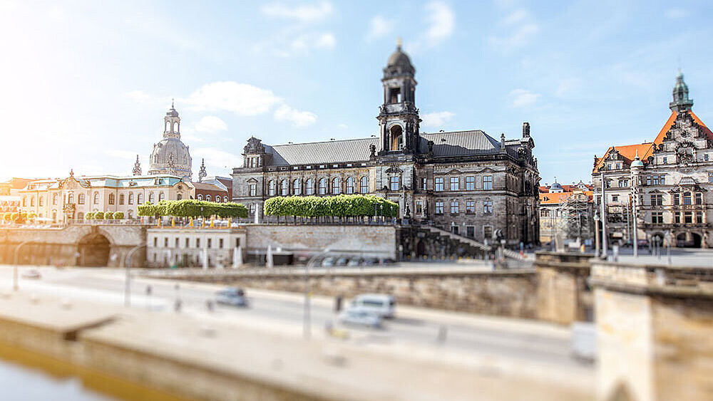 Blick auf Dresden