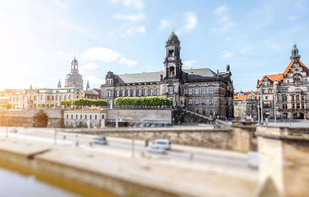 Blick auf Dresden