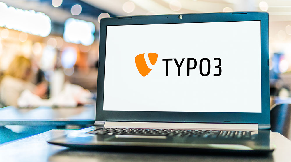 TYPO3 auf Laptop