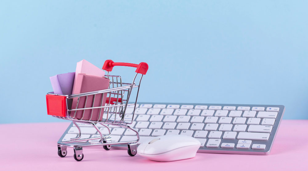Tastatur, Maus, Einkaufswagen